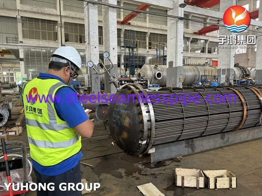 Набор труб ASME U STAMP D-E05C ASME SA179 Углеродистая стальная цепная труба с ASME SA266 Gr.2N трубным листом