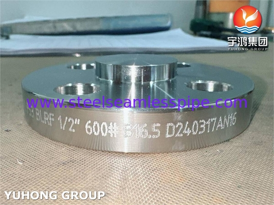 ASTM A182 F53 Двухгранный стальной фланцевый кованый слепой поднятый лицом B16.5