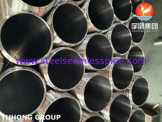 ASTM A270 TP304 Санитарная трубка из нержавеющей стали с внешним концом нитки