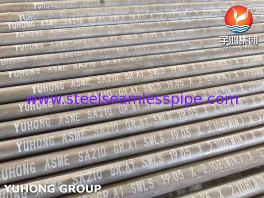 ASTM A210 / ASME SA210 Gr A1 Бесшовная труба из среднеуглеродистой стали для минимальной стенки котла