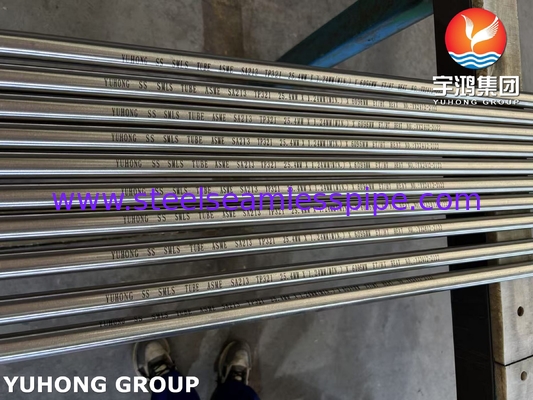 ASME SA213 TP321 Нержавеющая сталь Бесшовные трубы для теплообменника