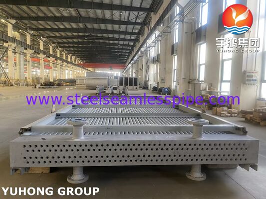 Пучок труб воздушного охладителя из сплава Monel 400 с экструдированными алюминиевыми ребрами и бесшовными трубами ASME SB163