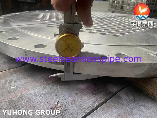 Неподвижная трубная решетка из нержавеющей стали ASME SA240 SS304 для теплообменника