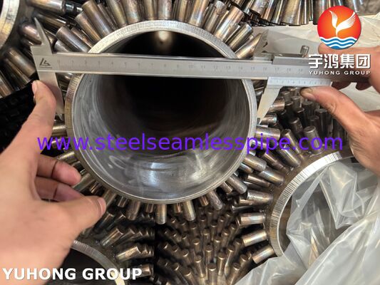 ASTM A335 P22 Ребристые трубы с шипами для производства тепловой энергии