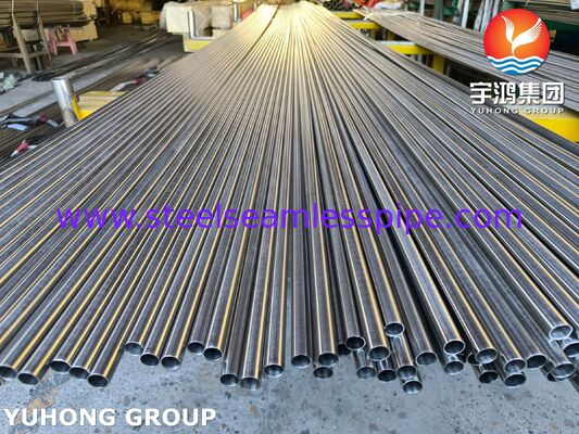 ASTM A213 TP321H Бесшовная труба для высокотемпературной теплопередачи в теплообменниках для оболочек и труб