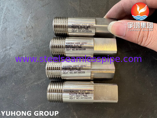 ASME SB462 UNS N10276 Никелевая сплав пробка NPT ASME B16.11 Hastelloy C276 кованые фитинги