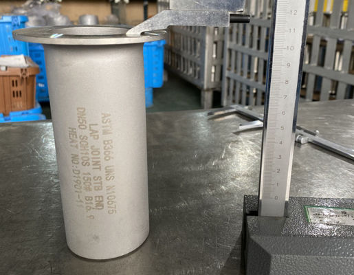 Обрезанный конец соединения подола ASTM B366 UNS N10675 DN50