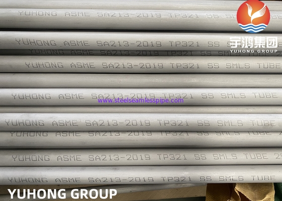 ASTM A213 TP321, 1.4541 Бесшовные трубы из нержавеющей стали для котлов, маринованные и отжиженные