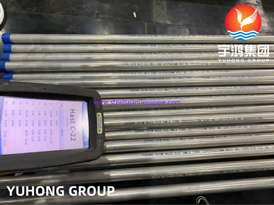 ТРУБА ЛЕГИРОВАННОЙ СТАЛИ БЕЗШОВНАЯ HASTELLOY C22 НИКЕЛЯ С ASTM B161 ASME SB163