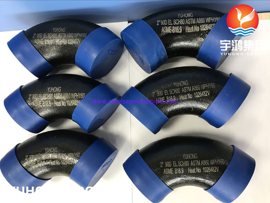 ШТУЦЕРЫ СТАЛЬНОЙ ТРУБЫ BW B16.9 ASTM A860 WPHY60 SCH40 ЧЕРНЯТ КРАСИТЬ