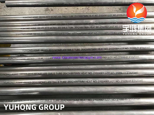 Сплав медного никеля ASTM B163 Monel 400/UNS N04400 пускает яркую поверхность по трубам