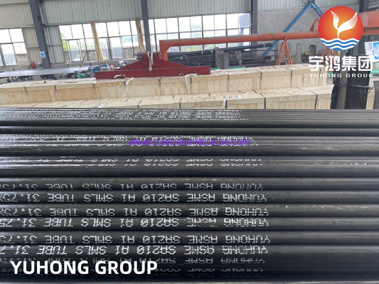 ASTM A210, ASME SA210 GR A1 Бесшовная трубка из углеродистой стали 100% ECT