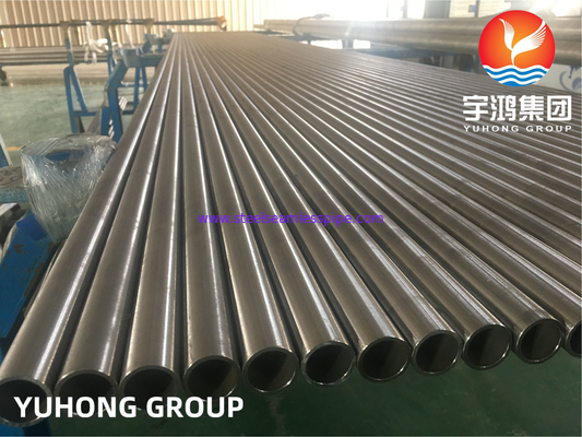 ASTM B163 INCONEL 825 / UNS N08825 ЛАЙГИРОВАННАЯ БЕЗУМНАЯ ТУБКА НИККЕЛ HT/UT