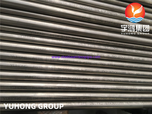 ASTM B167, ASME SB167 Inconel 601 UNS N06601 Бесшовные трубы из никелевой стали