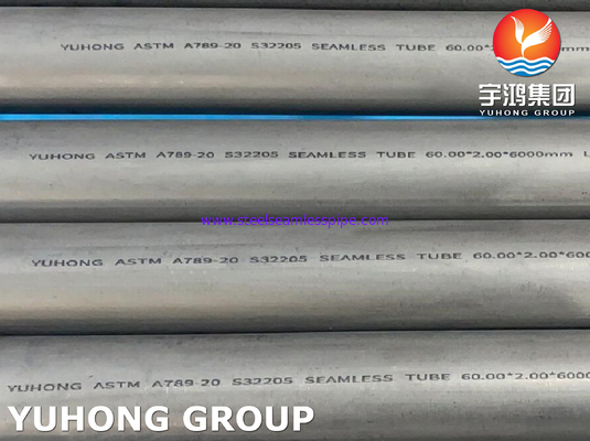 ASTM A789 UNS S32205 Бесшовные двойные трубы из нержавеющей стали для опреснения морской воды