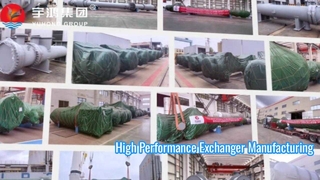 Процесс производства комбинированного теплообменника исходного сырья